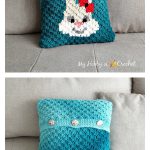 Removable C2C Bunny Pillow Case Free Crochet Pattern