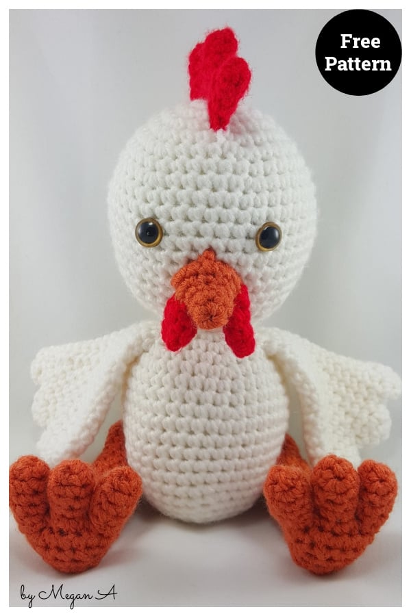 Chicken Amigurumi Free Crochet Pattern 