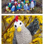 Crazy Chicken Amigurumi Free Crochet Pattern