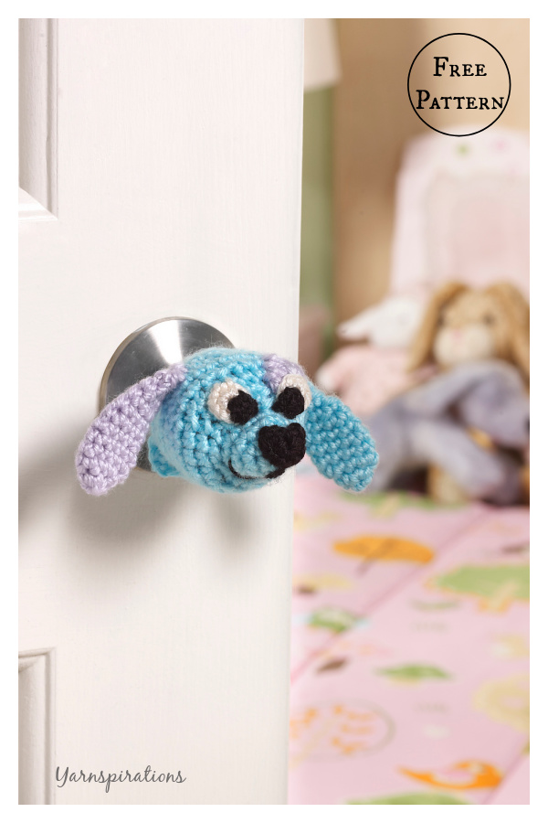 Doggie Doorknob Cozy Free Crochet Pattern