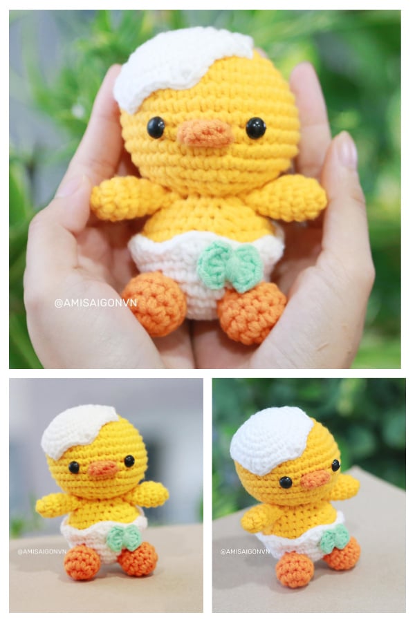 How to Crochet Amigurumi Small Chicken Video Tutorial