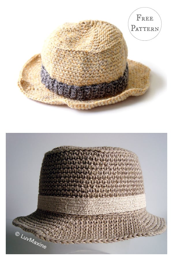 Sun Hat for Boys Free Crochet Pattern
