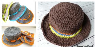 Kids Sun Hat Free Crochet Pattern
