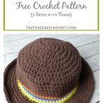 Little Man Sun Hat Free Crochet Pattern