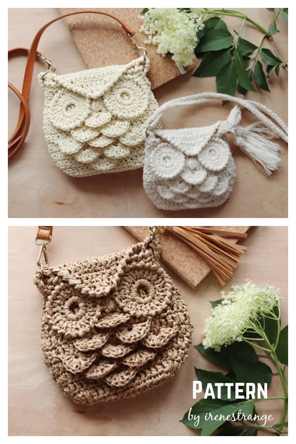 Macrame Owl Bag Crochet Pattern