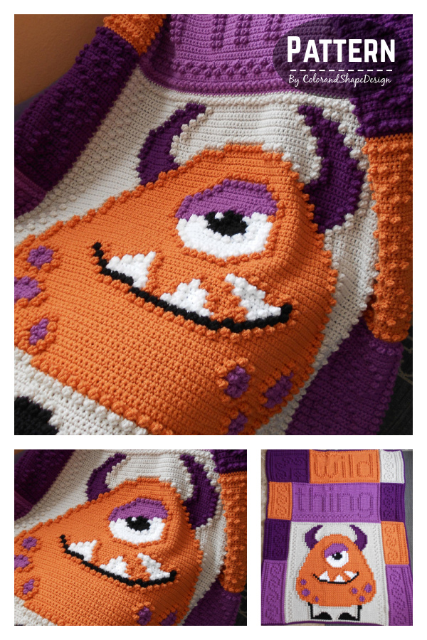 Monster Blanket Crochet Pattern