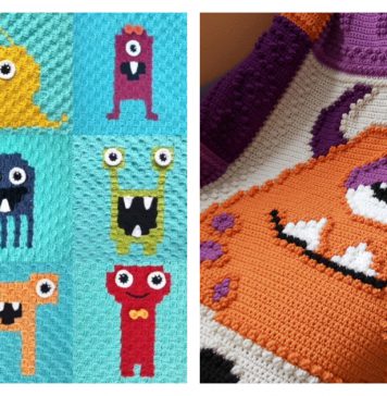 Monster Blanket Crochet Patterns