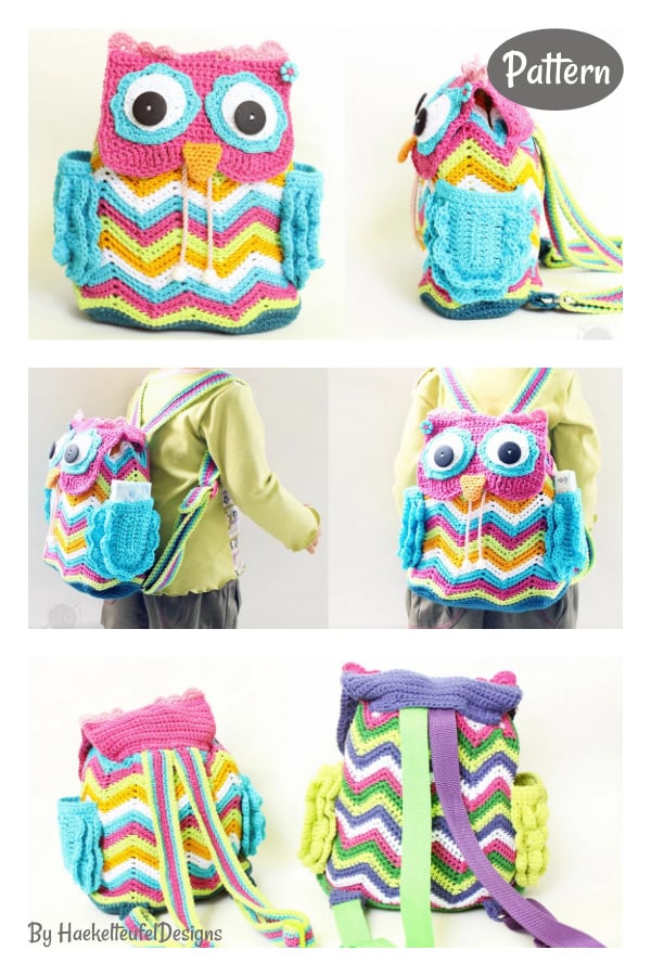 Owl Backpack Crochet Pattern