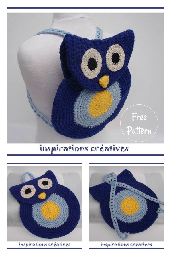 Owl Backpack Free Crochet Pattern