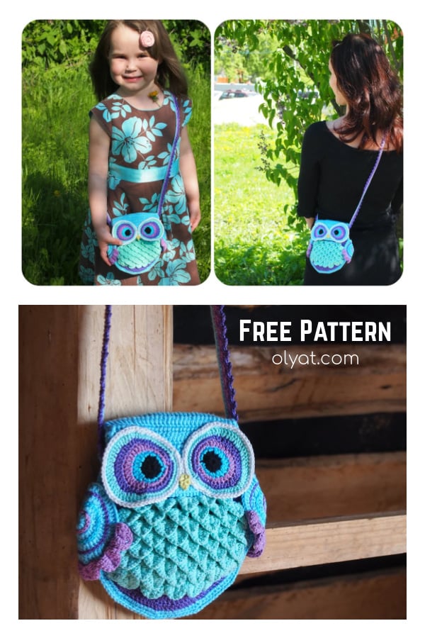 Owl Bag Free Crochet Pattern