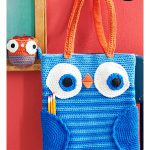 Owl Book Bag Free Crochet Pattern