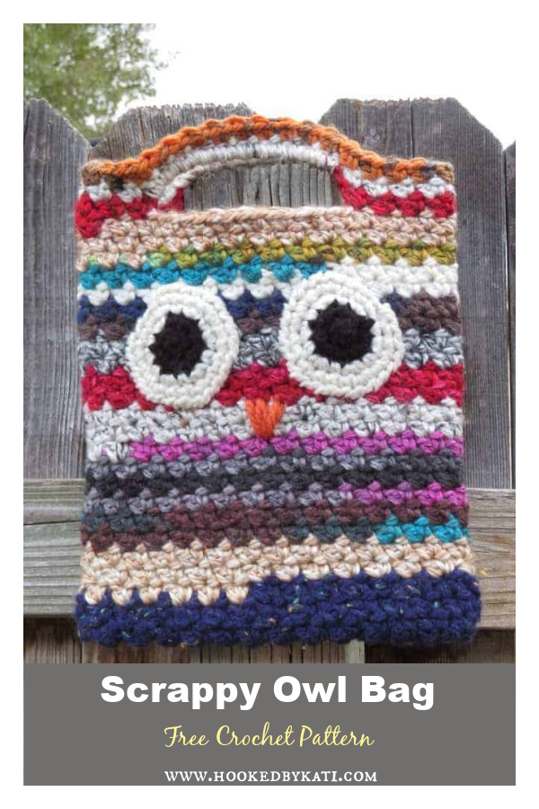 Scrappy Owl Bag Free Crochet Pattern