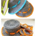 Sun Hat for Boys Free Crochet Pattern