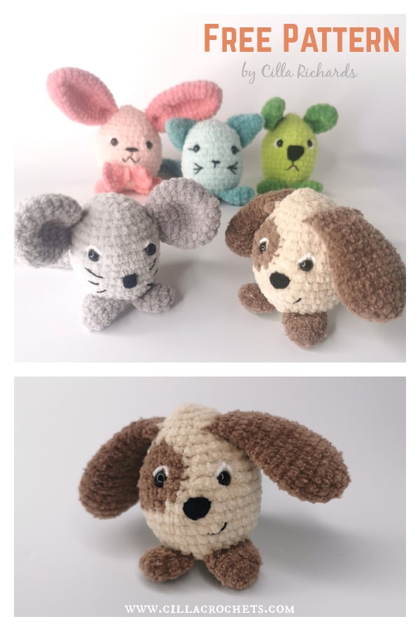 The Eggy Paw Pals Free Crochet Pattern 