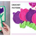 Tulip Coaster Crochet Patterns