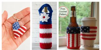 American Flag Inspired Projects Crochet Pattern - Home Decor