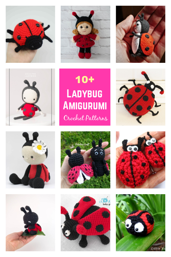 Amigurumi Ladybug Crochet Patterns 