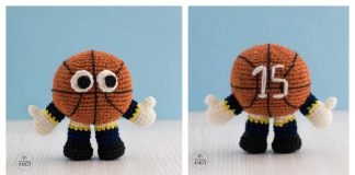 Basketball Mascot Amigurumi Free Crochet Pattern