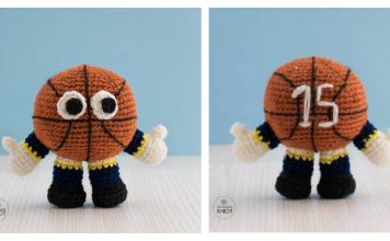 Basketball Mascot Amigurumi Free Crochet Pattern