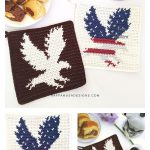 Eagle Potholder Free Crochet Pattern