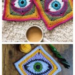 Eye Granny Square Crochet Patterns