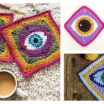 Eye Granny Square Crochet Patterns