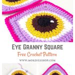 Eye Granny Square Free Crochet Pattern