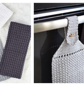 Farmhouse Dish Set Free Crochet Pattern