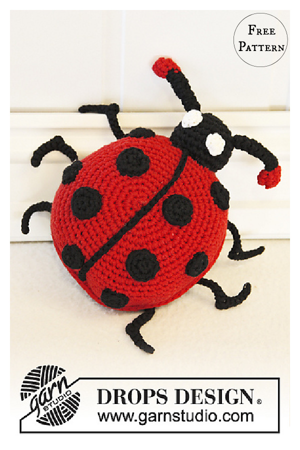 Ladybug, Bee, & Beetle Amigurumi Free Crochet Pattern