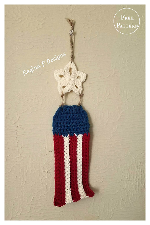 Freedom Wall Hanging Free Crochet Pattern 