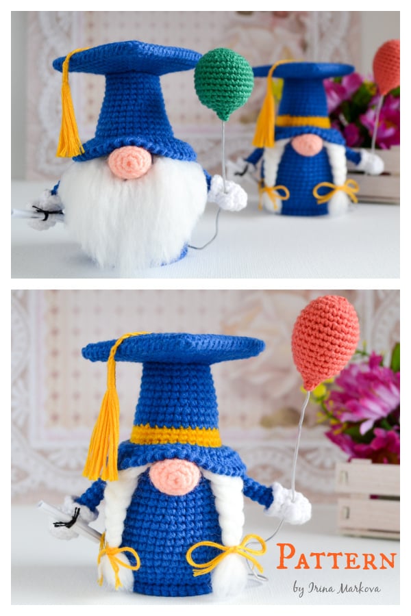 Graduation Gnome Crochet Pattern