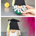 Graduation Gnome Girl Boy Crochet Patterns