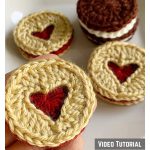 Heart Filled Cookies Crochet Pattern and Video Tutorial