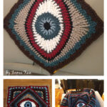 Kaleidescope Eye Square Free Crochet Pattern