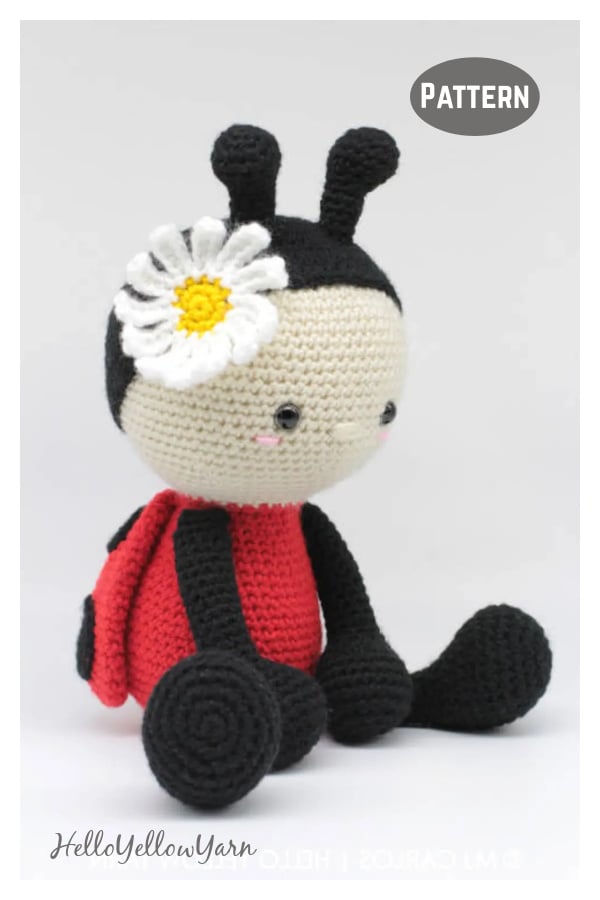 Ladybug, Bee, & Beetle Amigurumi Free Crochet Pattern