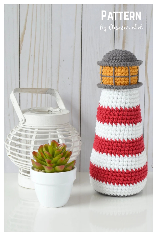 Lighthouse Amigurumi Crochet Pattern