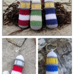 Lighthouse Keychain Free Crochet Pattern