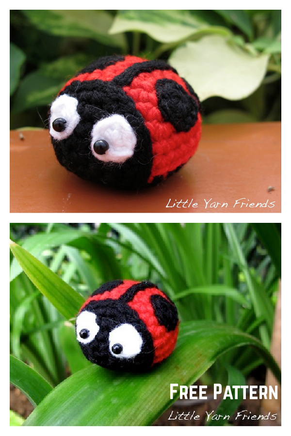 Lil’ Ladybug Amigurumi Free Crochet Pattern