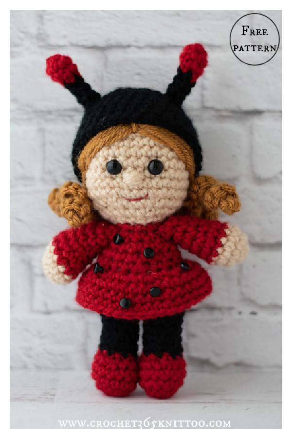 Lucy the Ladybug Amigurumi Free Crochet Pattern
