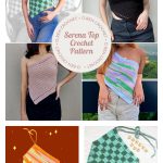 One Shoulder Serena Crop Top Crochet Pattern