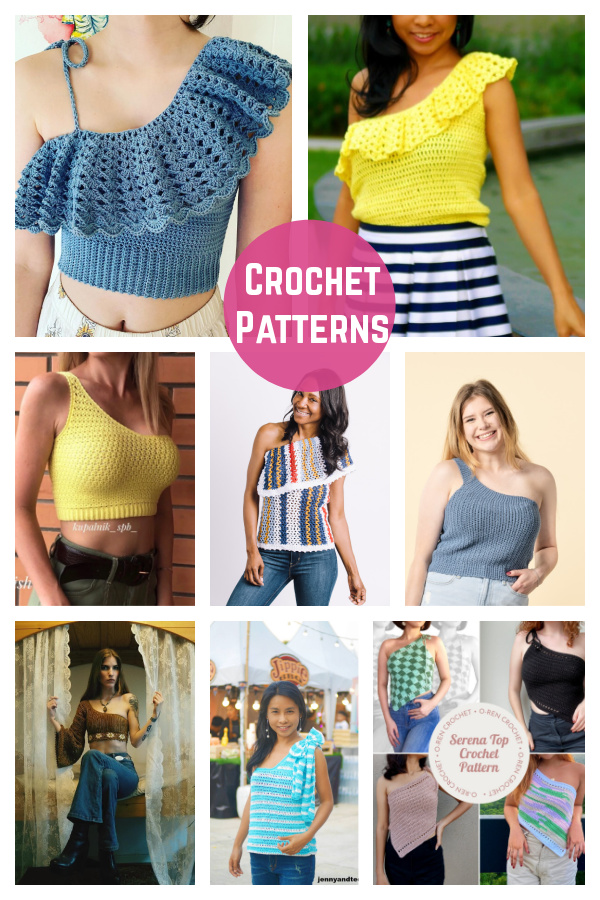 One Shoulder Top Crochet Patterns 