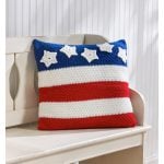 Patriotic Pillow Free Crochet Pattern