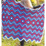 Patriotic Pride Throw Free Crochet Pattern