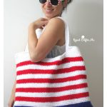 Patriotic Tote Bag Free Crochet Pattern