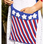 Stars and Stripes Bag Free Crochet Pattern