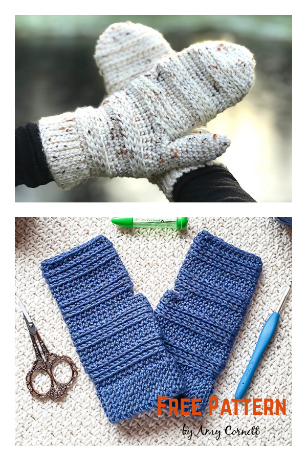 Stria Gloves and Mittens Free Crochet Pattern