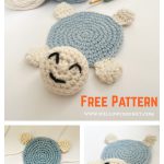 Turtle Coaster Free Crochet Pattern