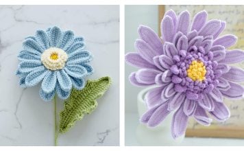 10+ Gerbera Flower Crochet Patterns