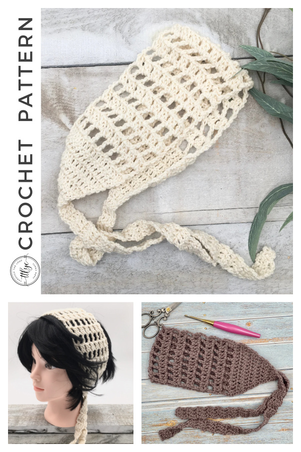 Boho Head Scarf Crochet Pattern