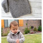 Boy Pullover Sweater Free Crochet Pattern